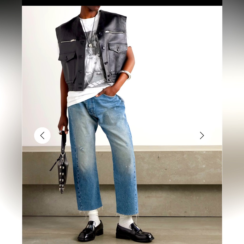 R13 Blue Distressed Jeans